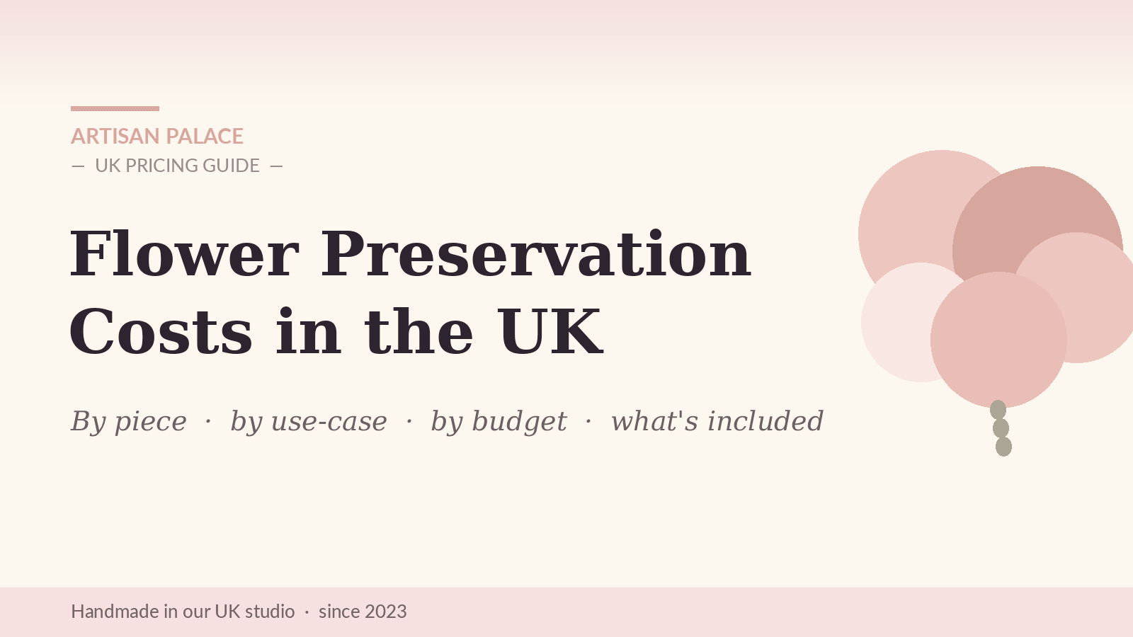 How Much Does Flower Preservation Cost? A UK Pricing Guide - Artisan Palace