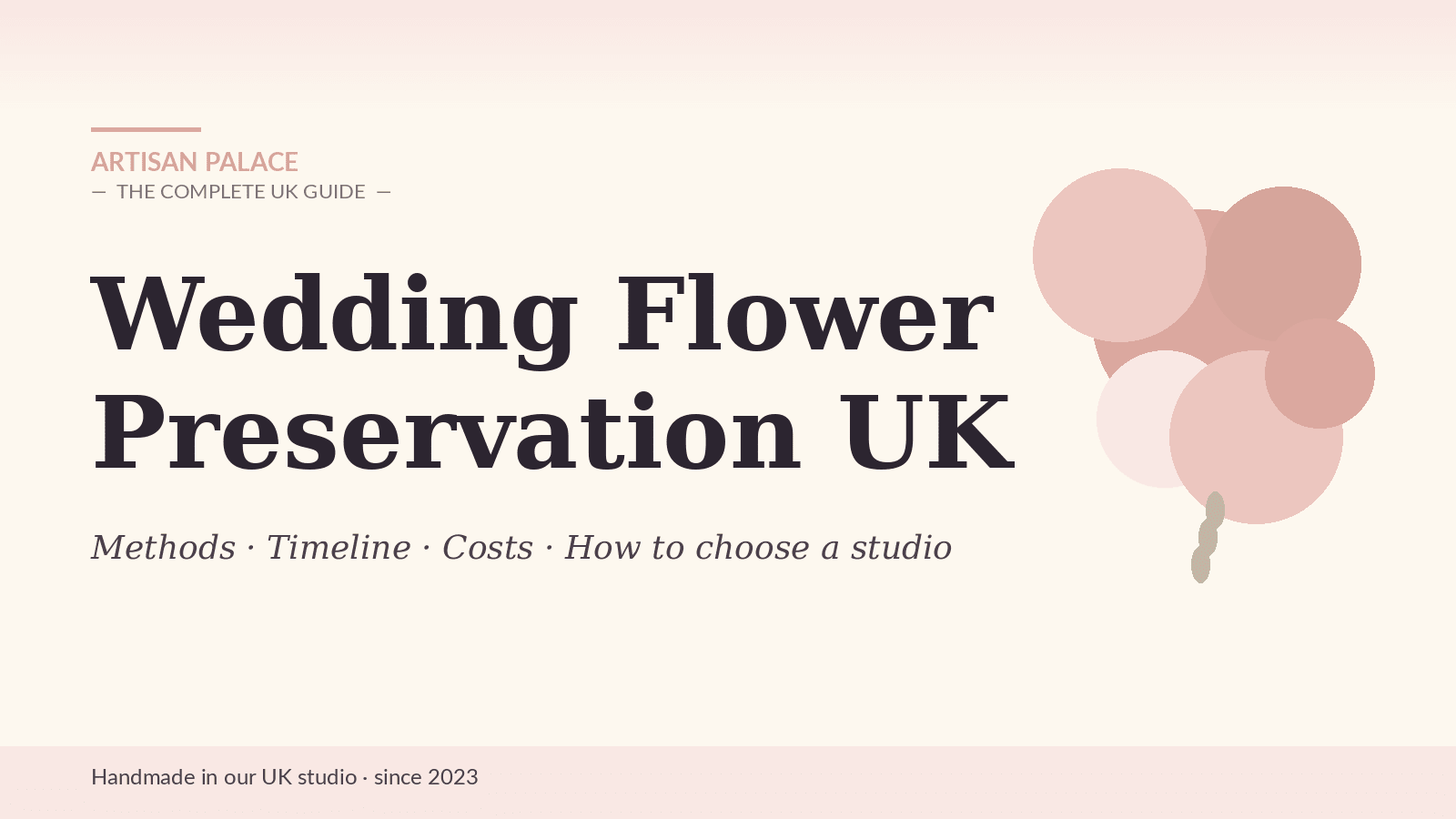Wedding Flower Preservation UK: The Complete Guide - Artisan Palace