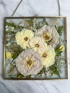 Pressed Flower Preservation Hanging Metal Wooden Frame