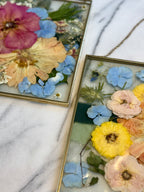 Pressed Flower Preservation Hanging Metal Wooden Frame