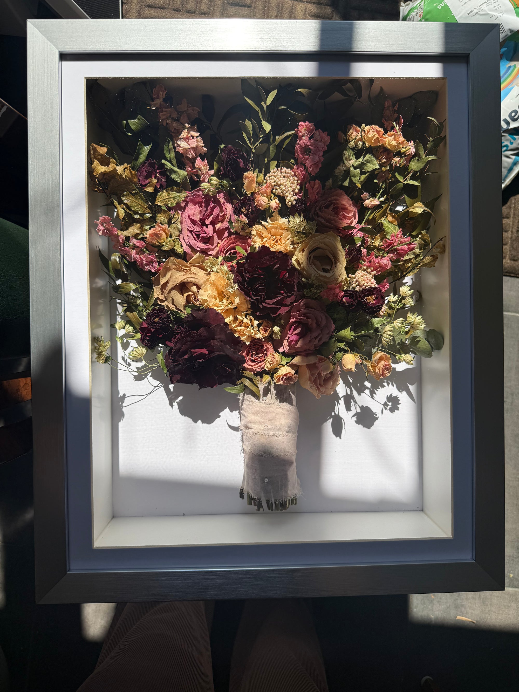 Flower Preservation Shadow Box Frames Wedding Flowers, Funeral Flowers, Anniversary Flowers - Preserve Your Memories a Timeless Keepsake