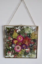 Pressed Flower Preservation Hanging Metal Wooden Frame