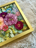 Pressed Flower Preservation Hanging Metal Wooden Frame