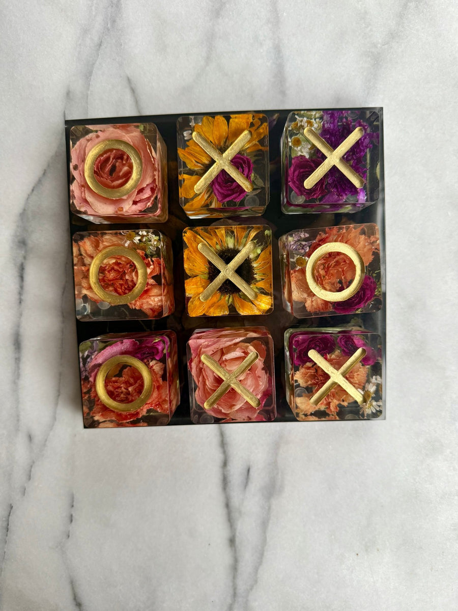 Resin Naughts & Crosses (Tic Tac Toe) - Artisan Palace