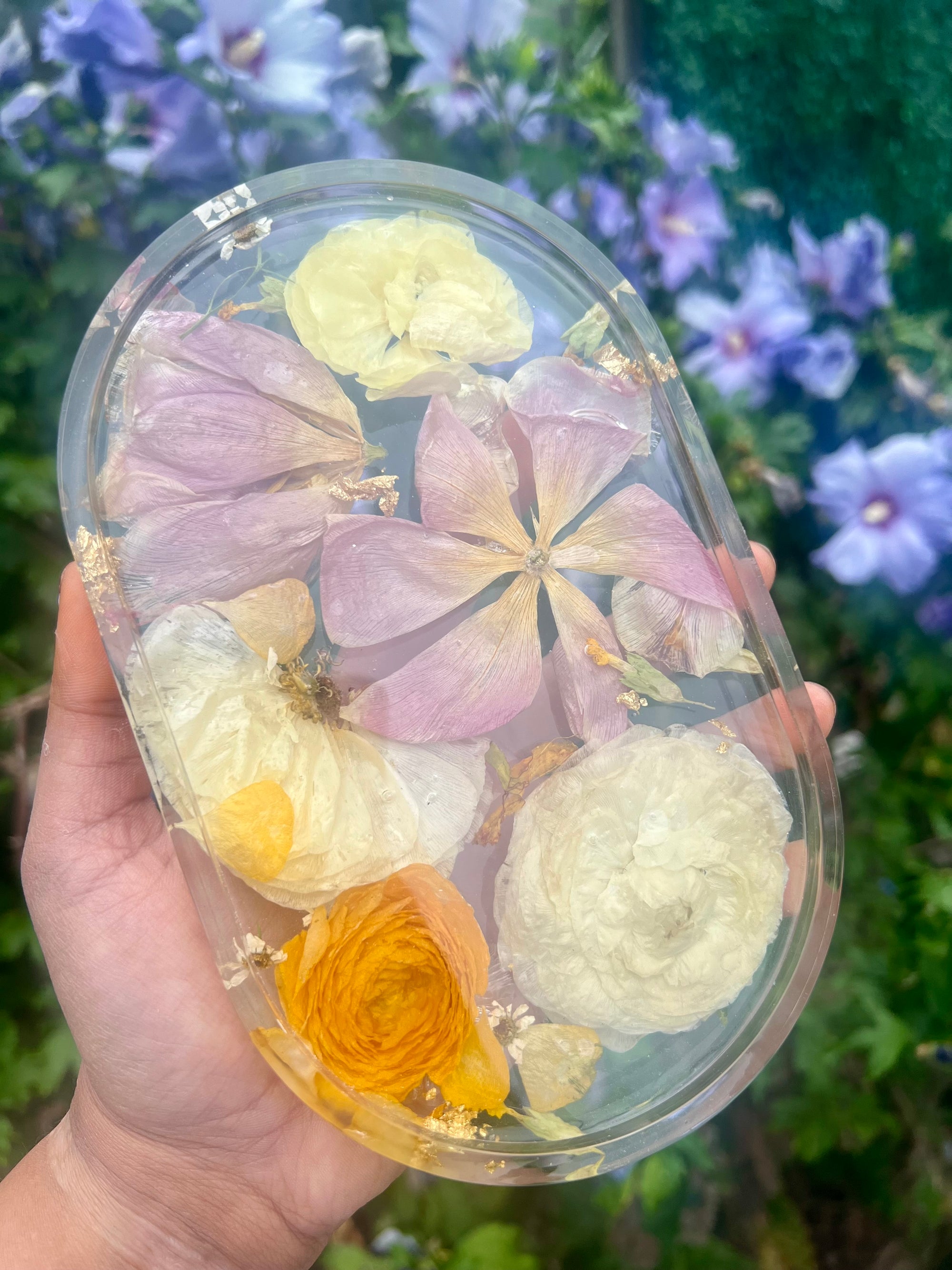 Resin Oval Deep Dish Trinket Tray