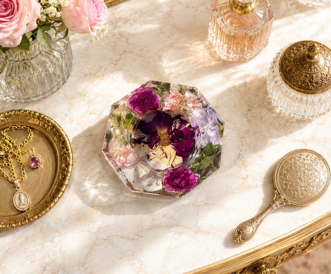 Resin Octogon Trinket Dish - Artisan Palace