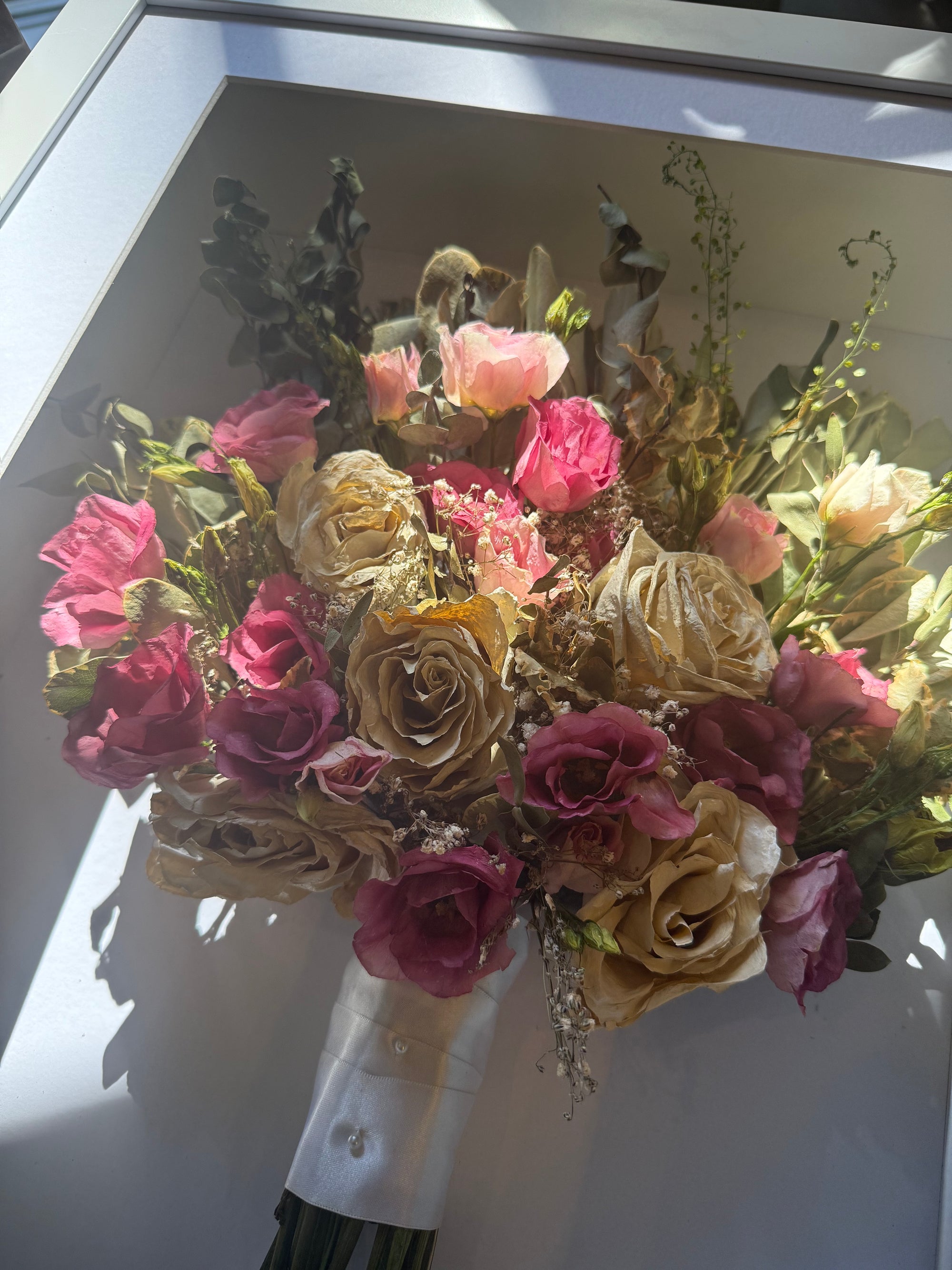 Flower Preservation Shadow Box Frames Wedding Flowers, Funeral Flowers, Anniversary Flowers - Preserve Your Memories a Timeless Keepsake