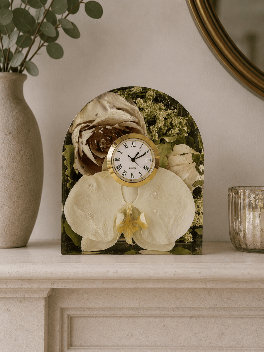Resin Arch Clock - Artisan Palace