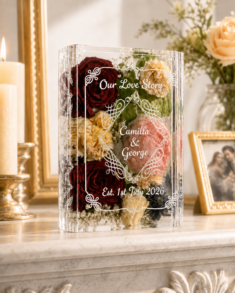 Our Love Story Resin Book