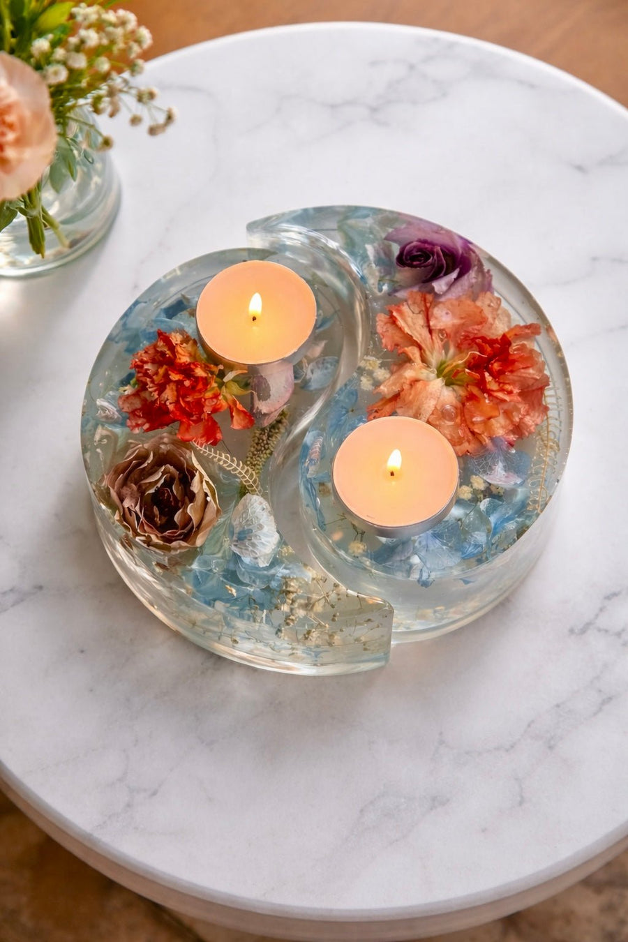 Resin Yin Yang Tealights - Artisan Palace