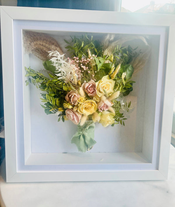 Flower Preservation Shadow Box Frames Wedding Flowers, Funeral Flowers, Anniversary Flowers - Preserve Your Memories a Timeless Keepsake