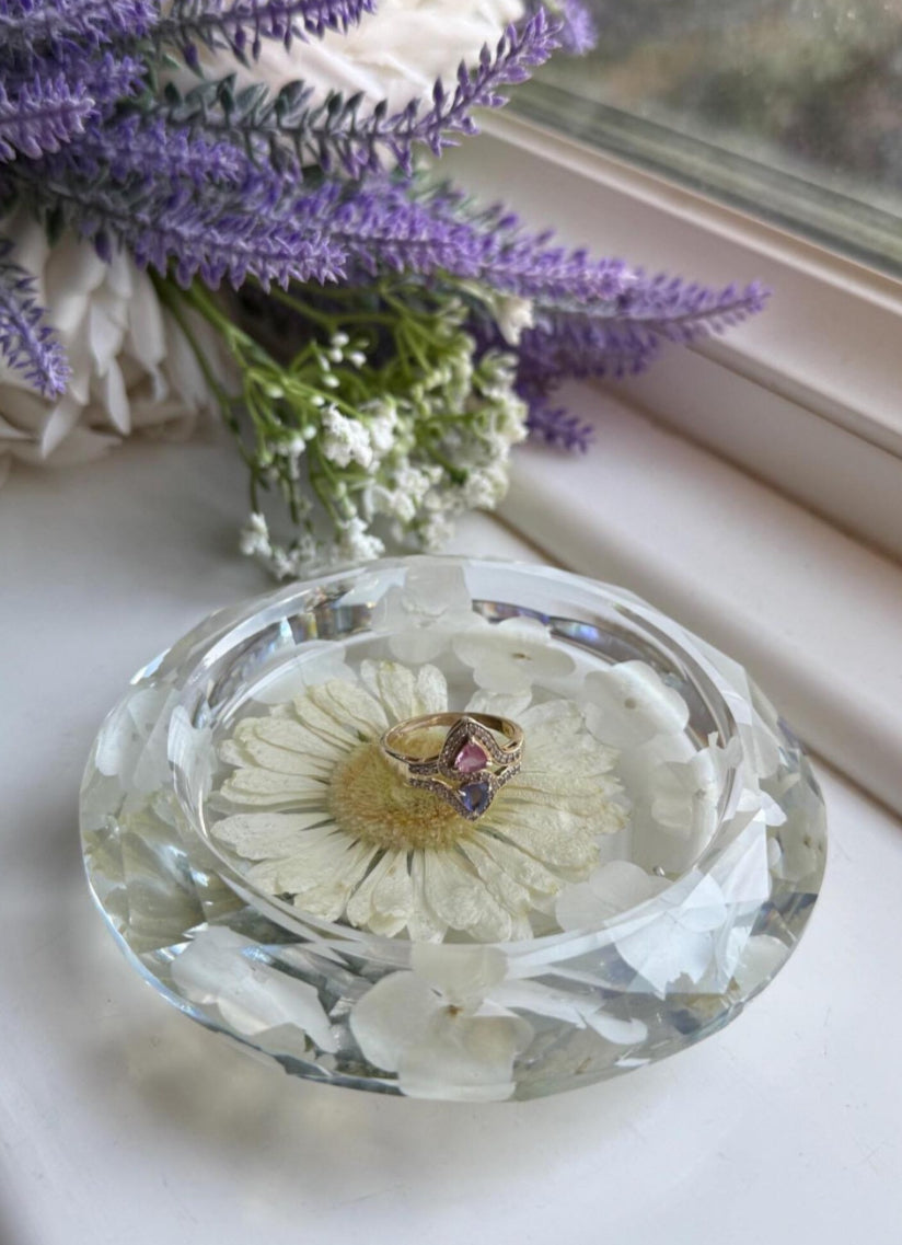 Resin Geometric Dish