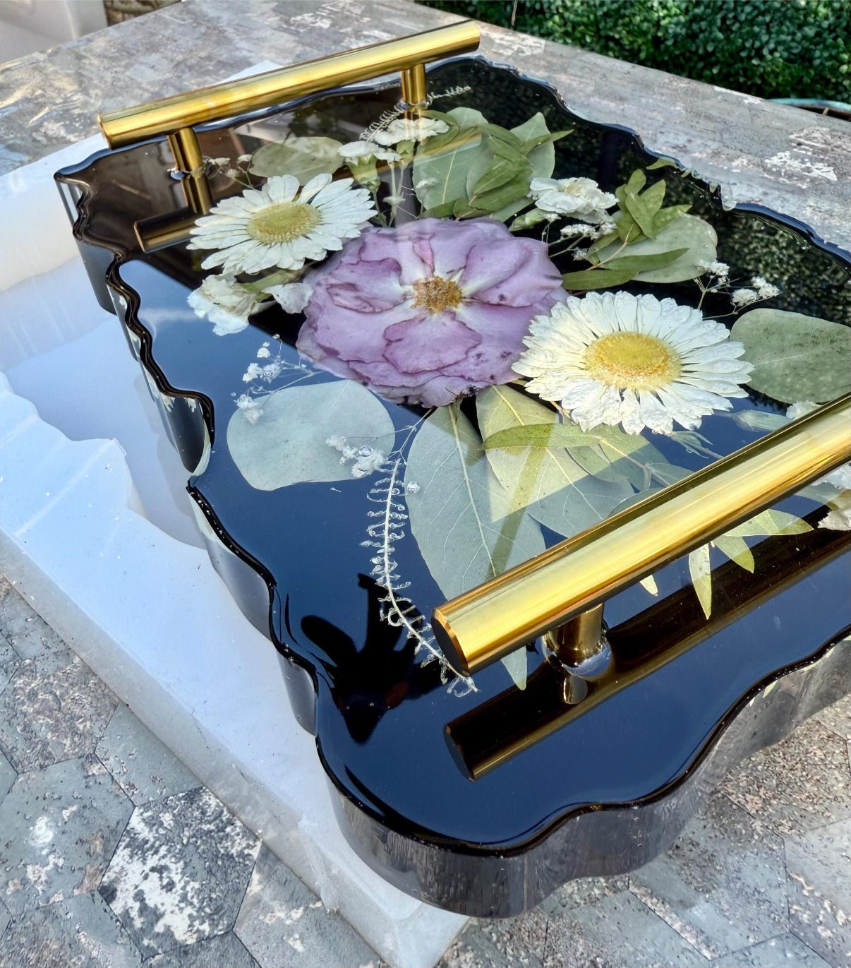 Geode Resin Serving Tray - Artisan Palace