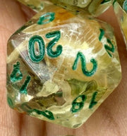 DND Dungeons and Dragons Dice Set Flower Preservation - Artisan Palace