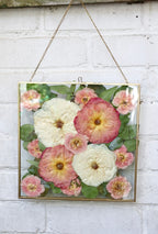 Pressed Flower Preservation Hanging Metal Wooden Frame