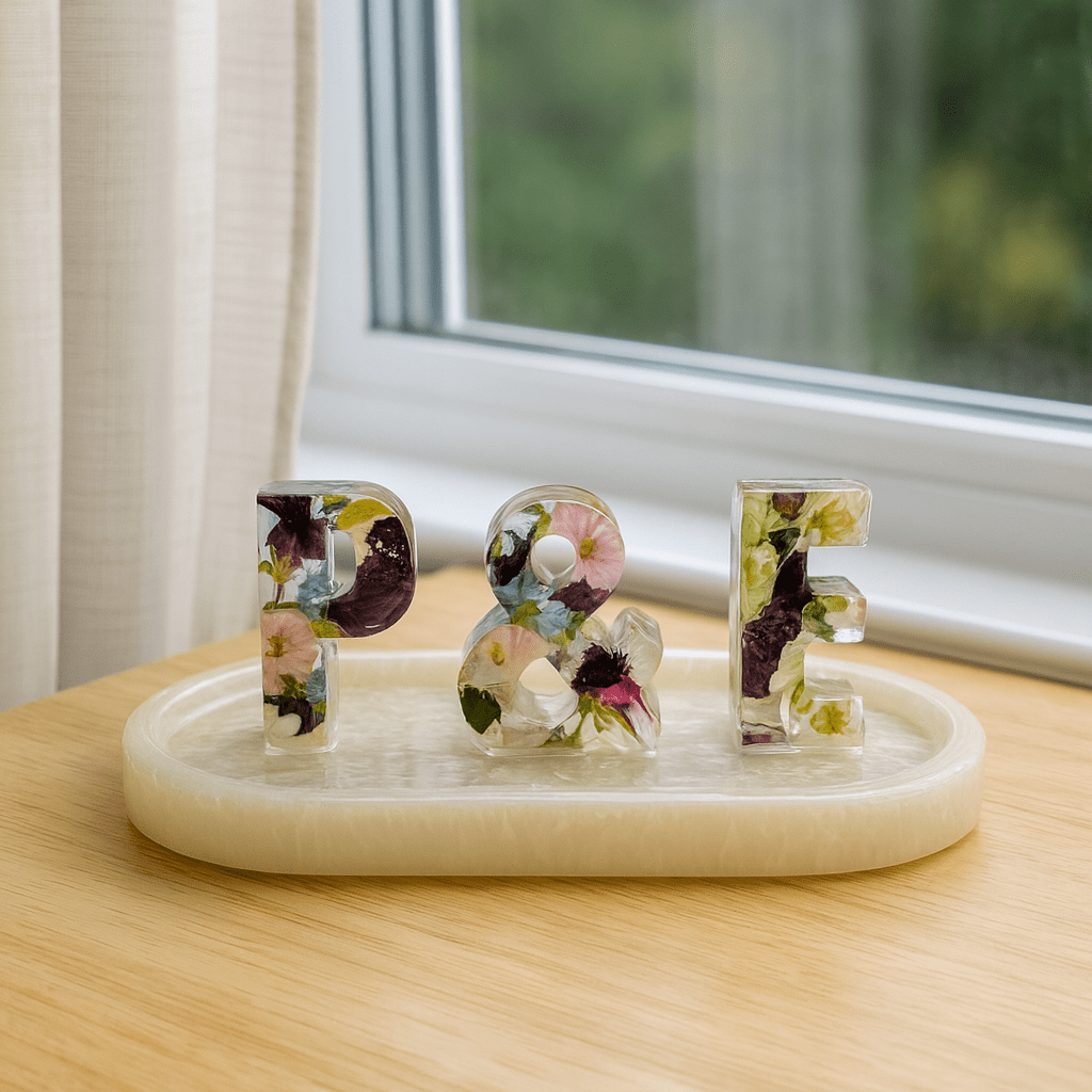 Resin Letters Trinket Tray - Artisan Palace