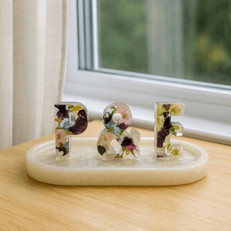 Resin Letters Trinket Tray - Artisan Palace