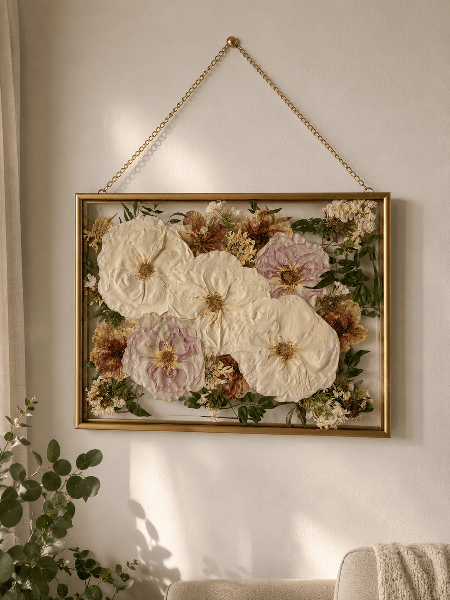 Pressed Flower Preservation Frame | Hanging Metal, Wooden & Resin Frames | Artisan Palace - Artisan Palace