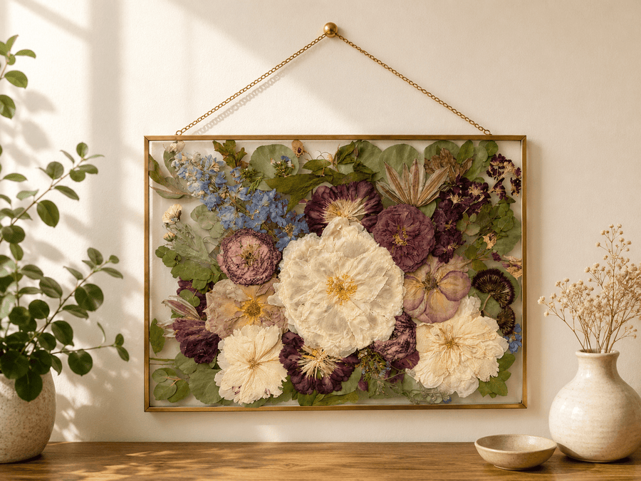 Pressed Flower Preservation Frame | Hanging Metal, Wooden & Resin Frames | Artisan Palace - Artisan Palace