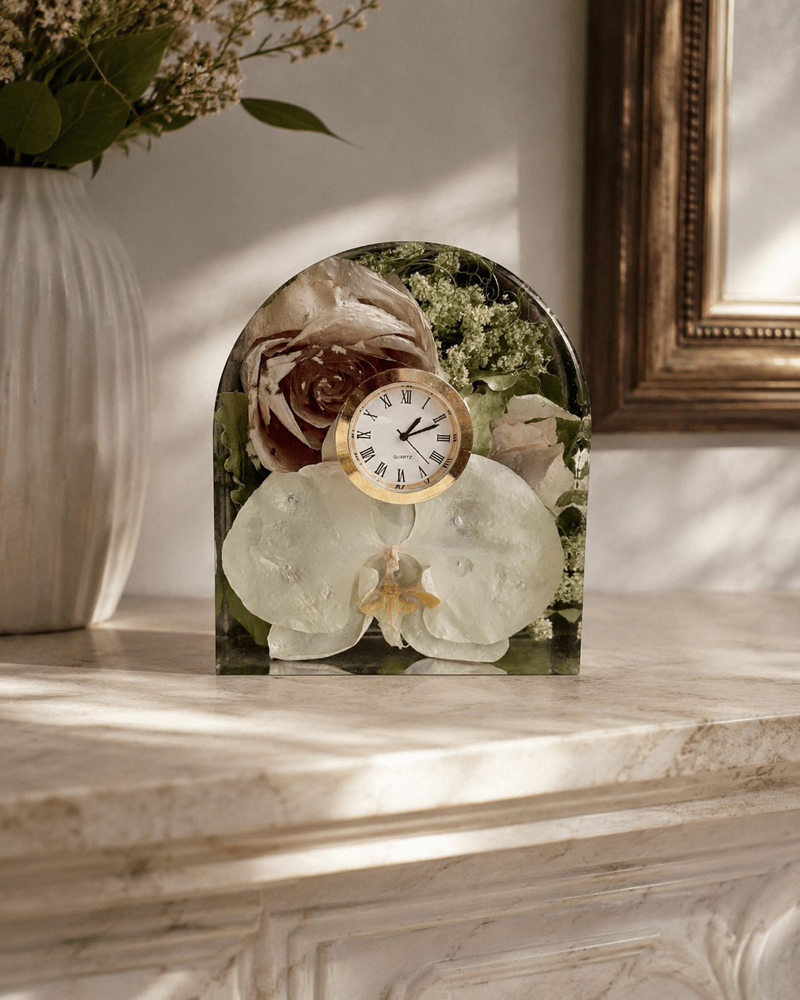 Resin Arch Clock - Artisan Palace