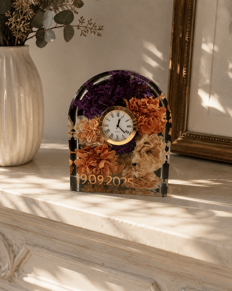 Resin Arch Clock - Artisan Palace
