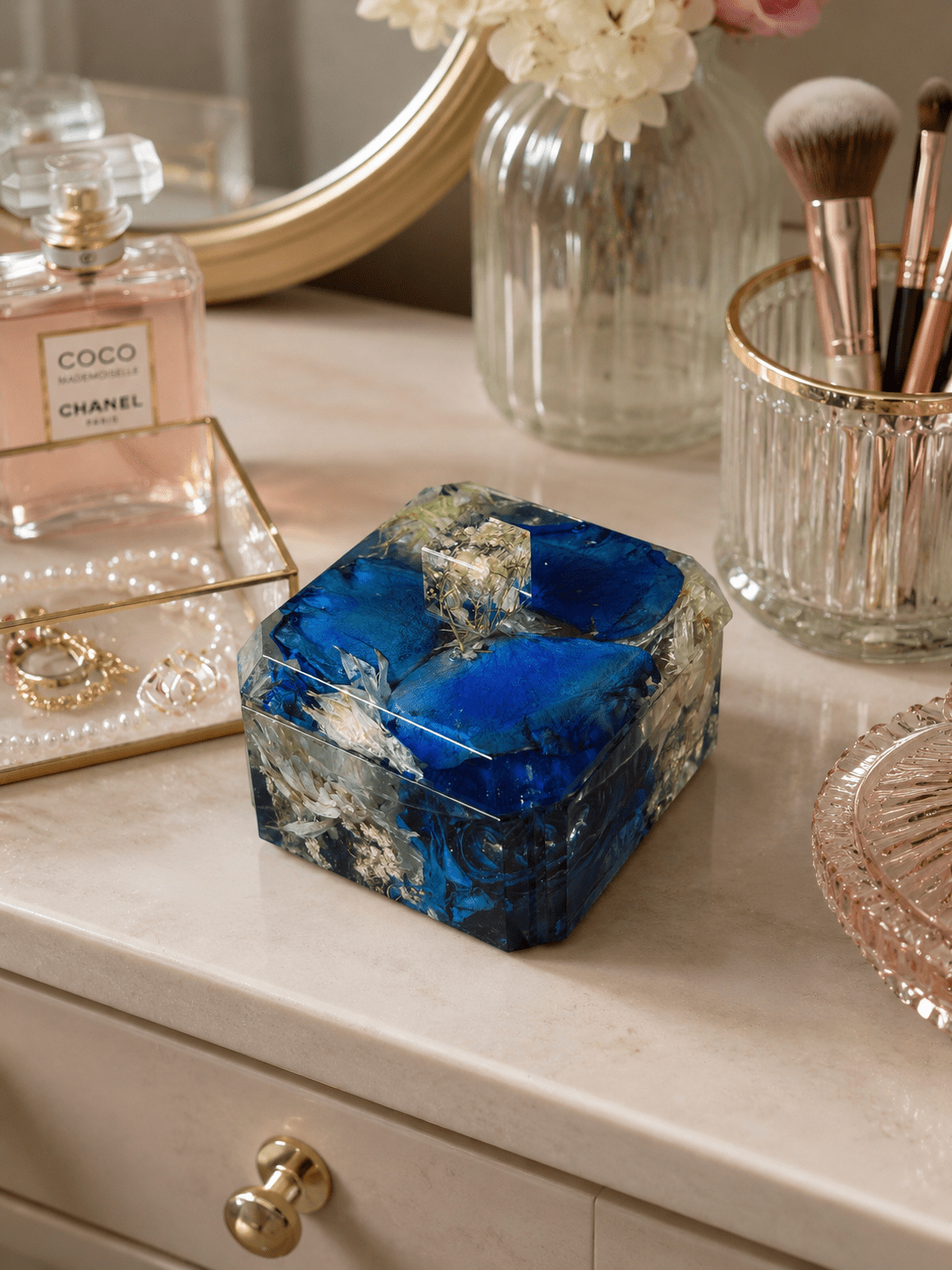 Resin Jewellery Pot - Artisan Palace