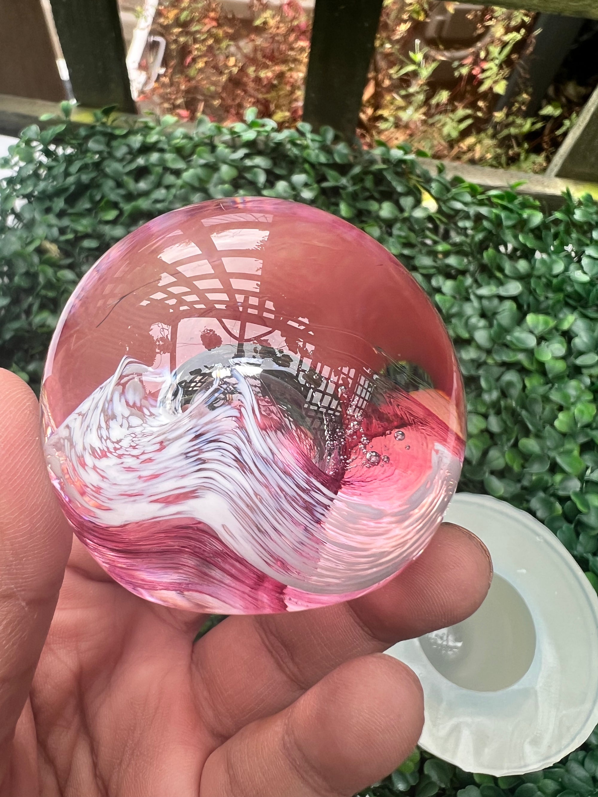 Round Flat Bottom Base Paperweight Silicone Mould 5CM, 8CM
