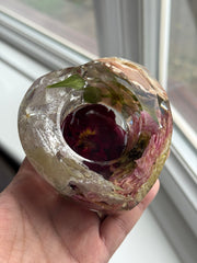 Resin Heart Tealight Holder 8.5CM - Artisan Palace