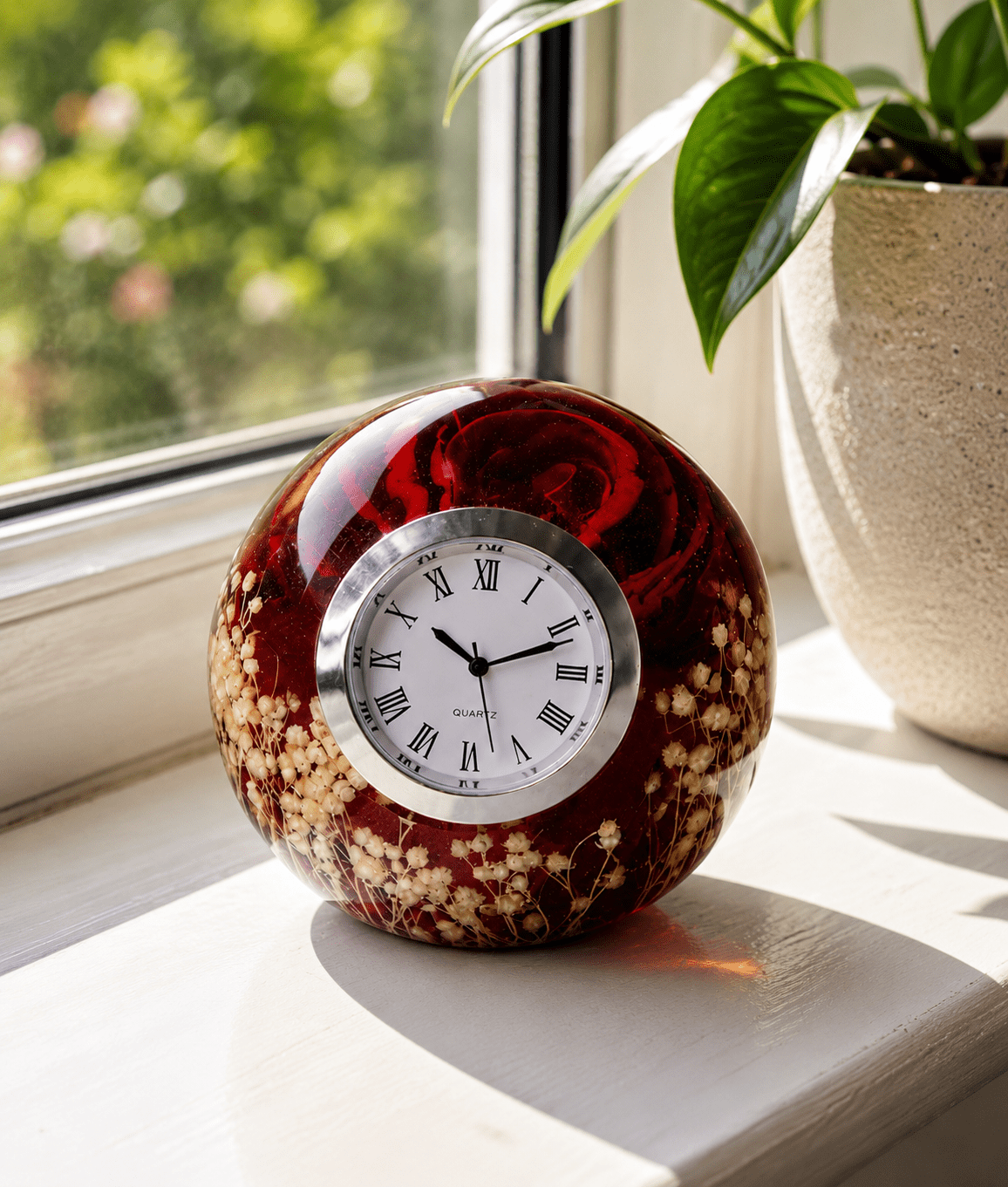 Resin Paperweight Clock - Artisan Palace