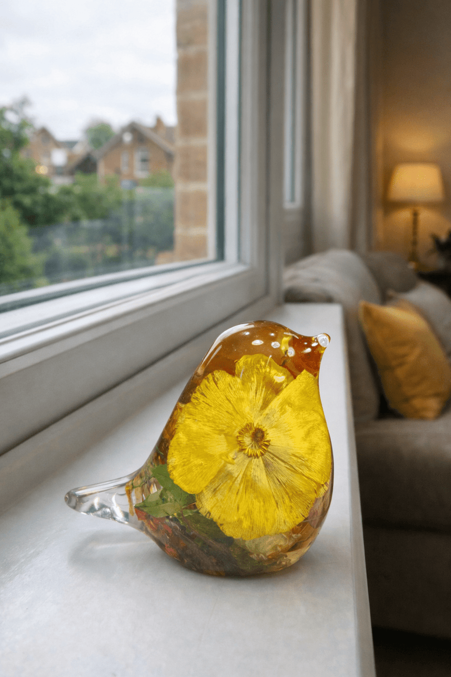 Resin Robin Bird Keepsake - Artisan Palace