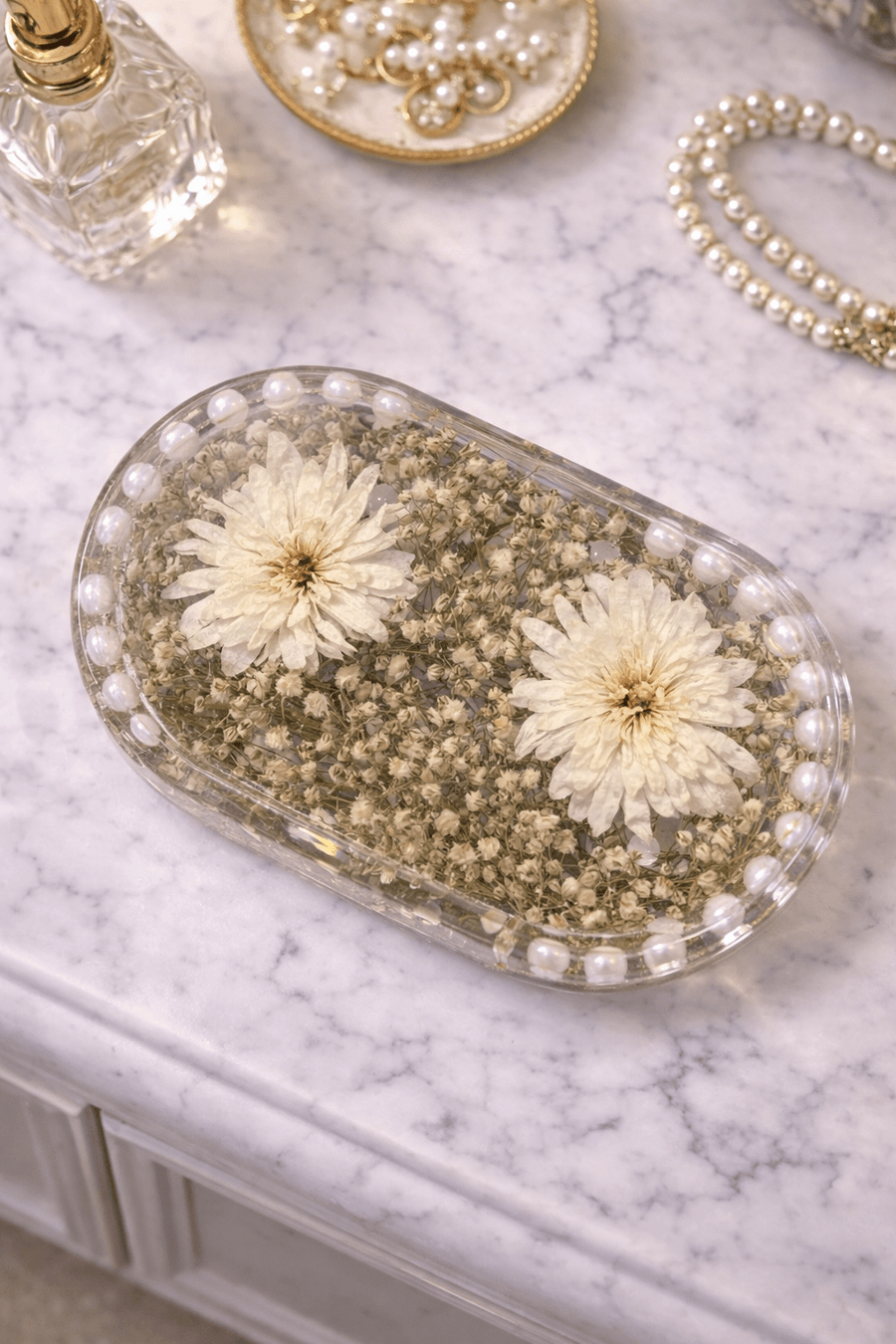 Resin Oval Deep Dish Trinket Tray - Artisan Palace