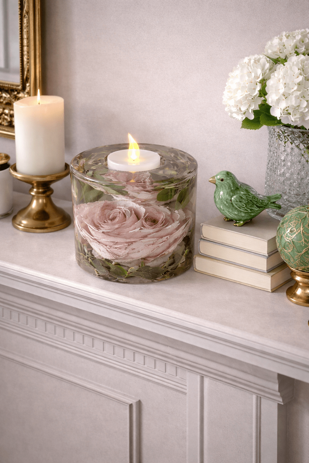 Resin Cylinder Tealight - Artisan Palace