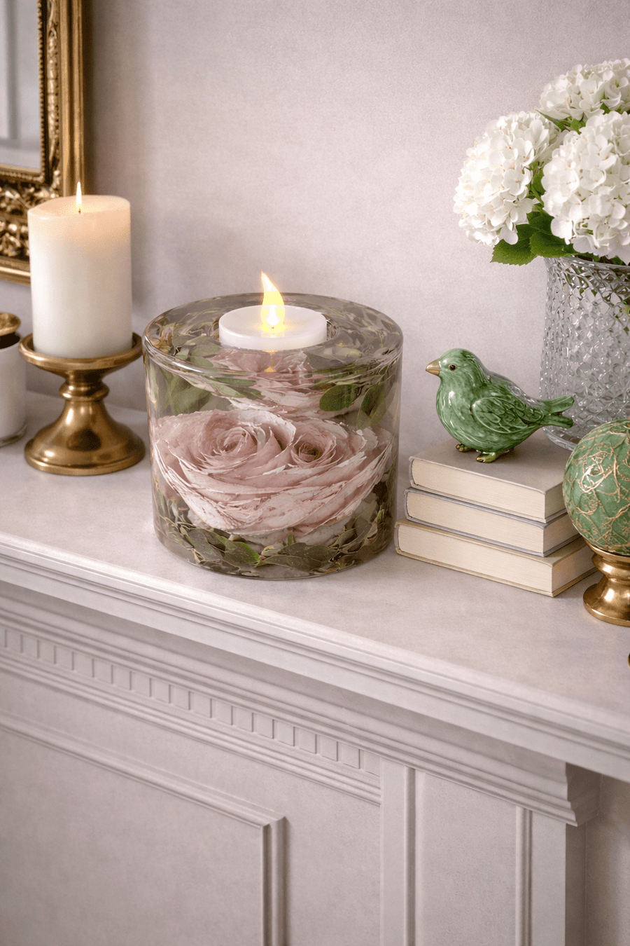 Resin Cylinder Tealight - Artisan Palace