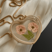 Resin Pressed Flower Clutch Bag - Artisan Palace