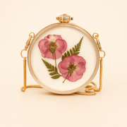 Resin Pressed Flower Clutch Bag - Artisan Palace