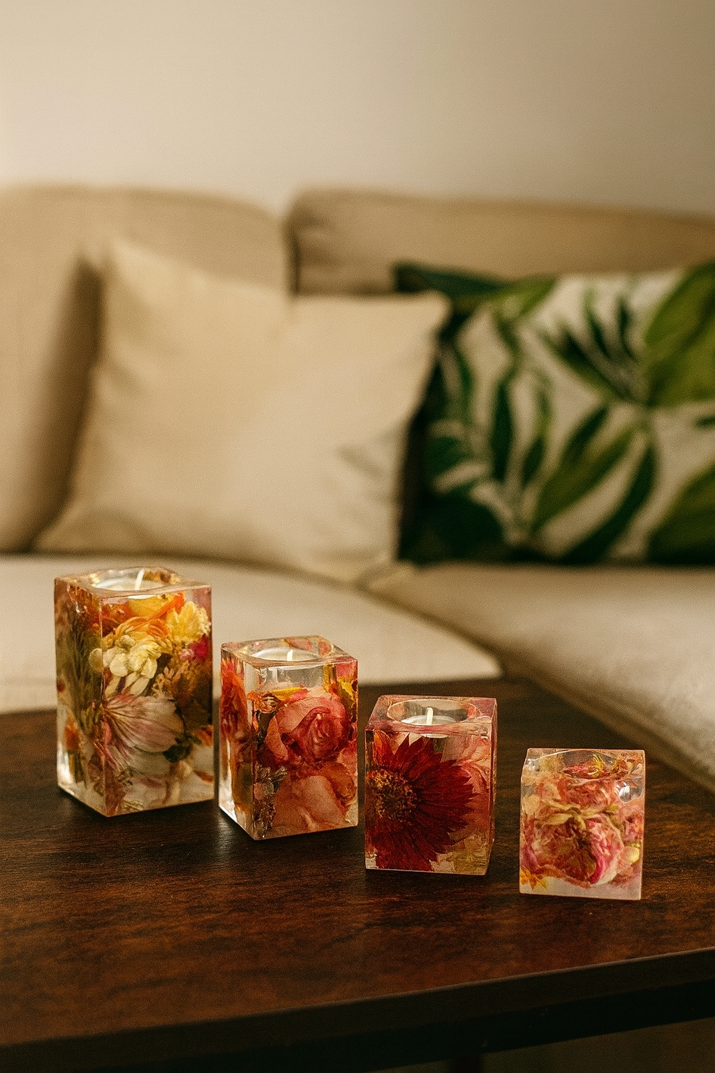 Pillar Square Tealights