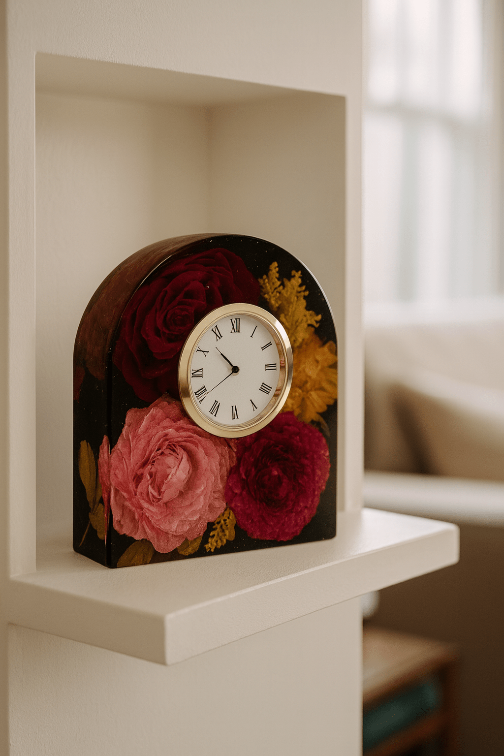 Resin Arch Clock - Artisan Palace