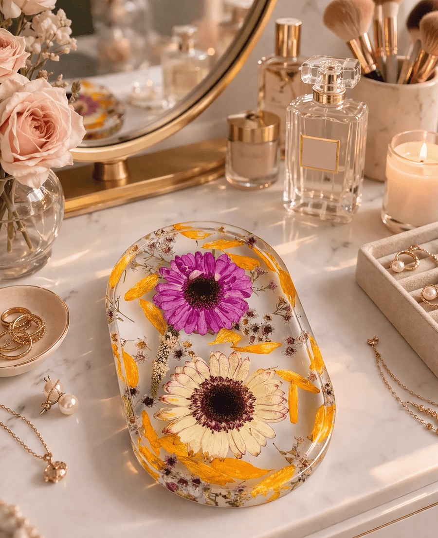 Resin Oval Deep Dish Trinket Tray - Artisan Palace