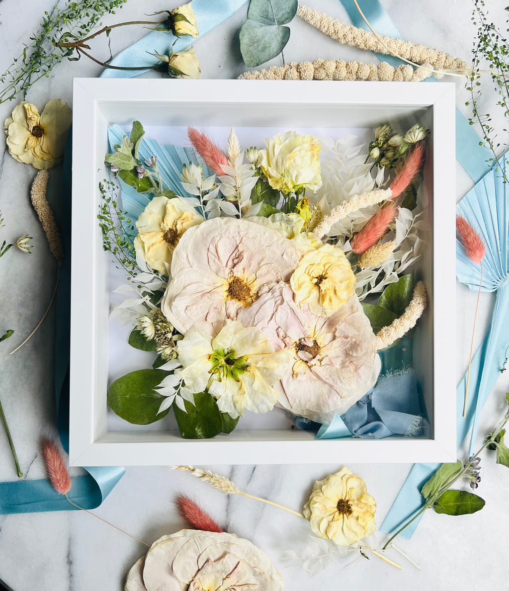 Pressed Flower Preservation Hanging Metal Wooden Frame