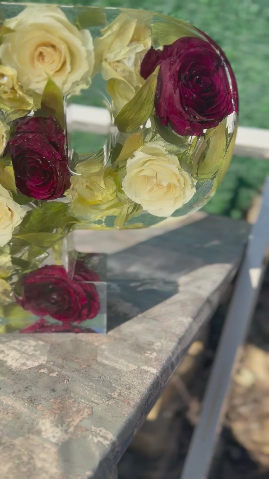 Jumbo Large Flower Preservation Letters 15CM x 4CM Letter for Wedding Bouquet Flowers, Funeral Flower Memorial Lettering Handmade Art