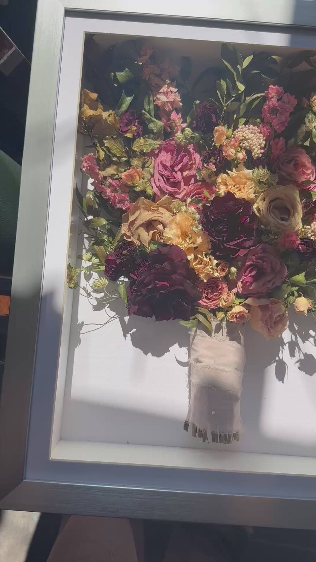 Flower Preservation Shadow Box Frames Wedding Flowers, Funeral Flowers, Anniversary Flowers - Preserve Your Memories a Timeless Keepsake