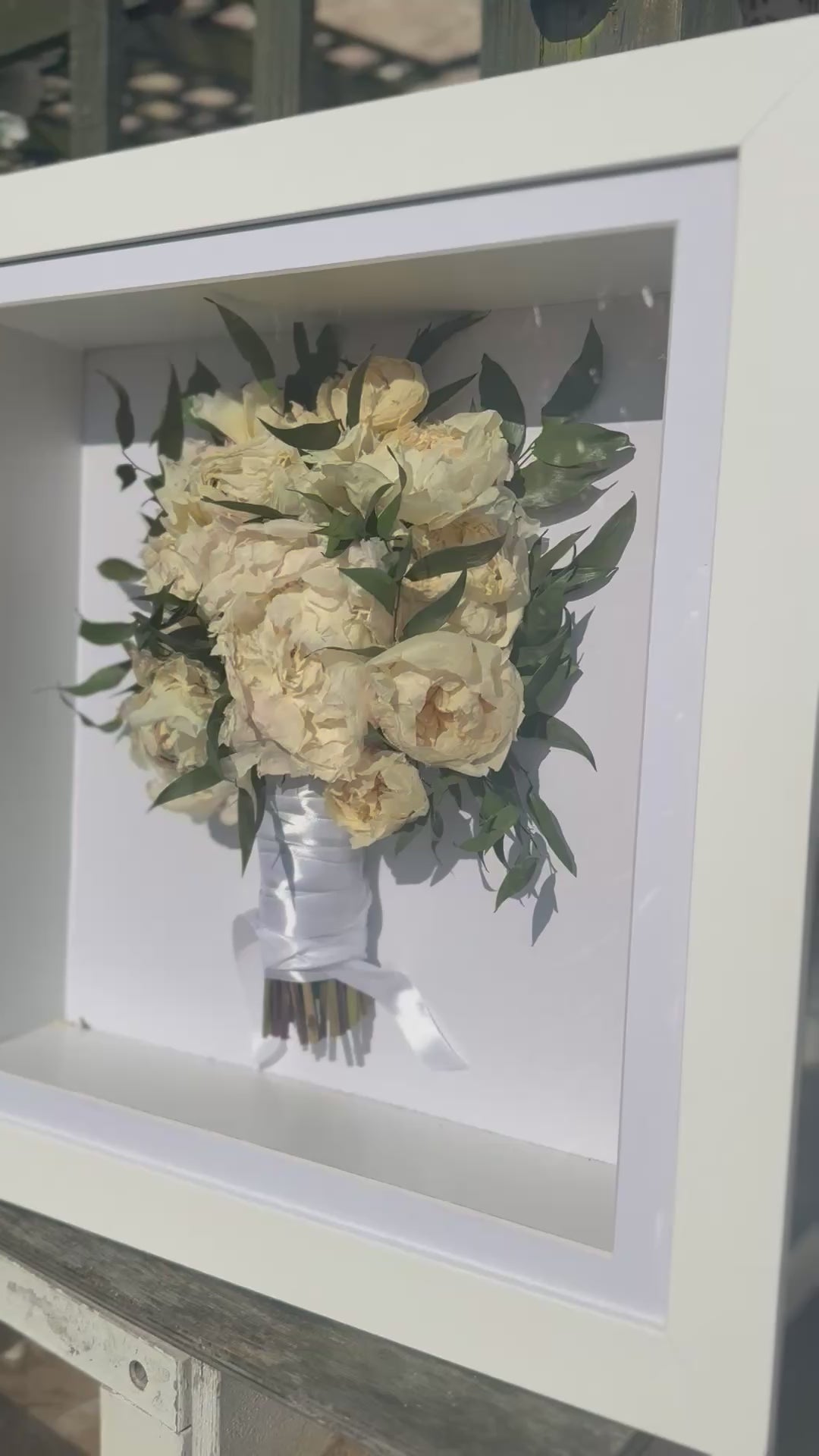 Flower Preservation Shadow Box Frames Wedding Flowers, Funeral Flowers, Anniversary Flowers - Preserve Your Memories a Timeless Keepsake