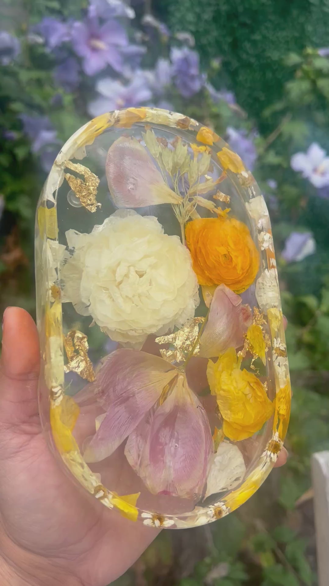 Resin Oval Deep Dish Trinket Tray