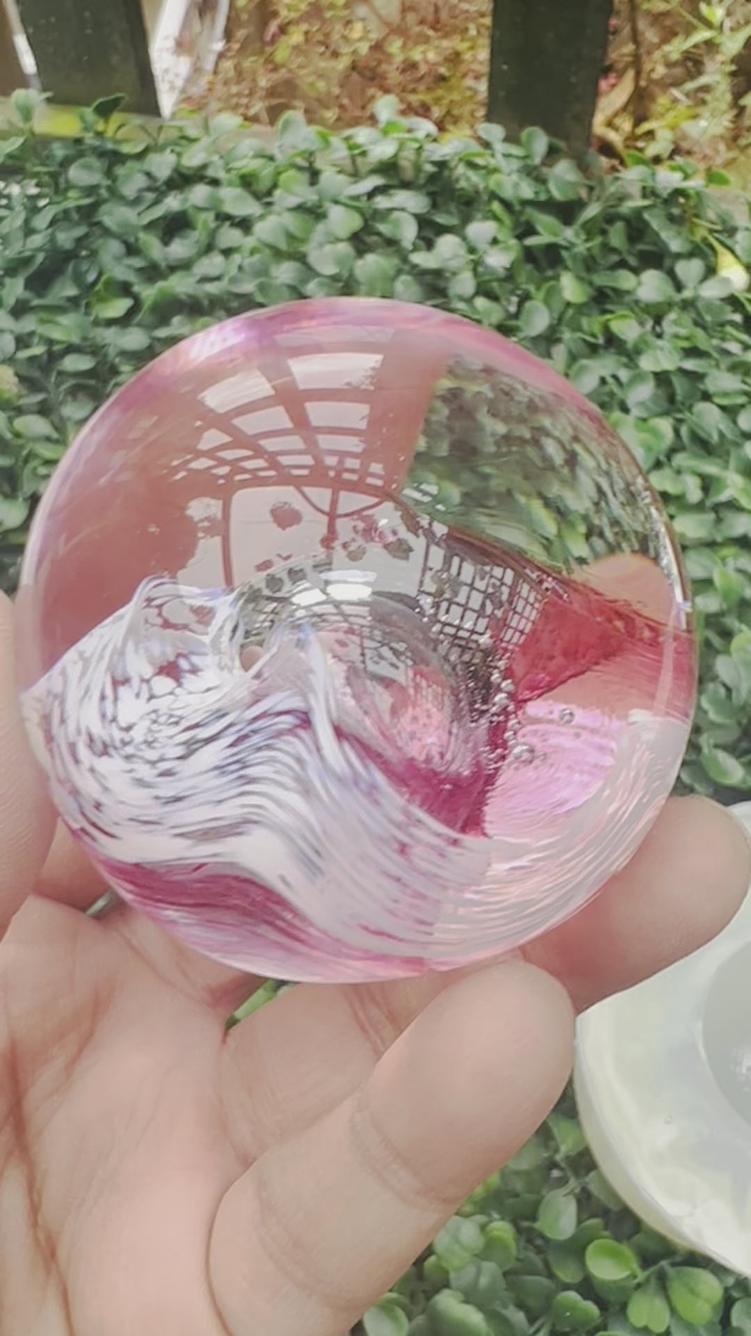 Round Flat Bottom Base Paperweight Silicone Mould 5CM, 8CM