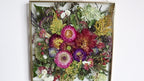 Pressed Flower Preservation Hanging Metal Wooden Frame