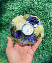 Resin Flower Clock