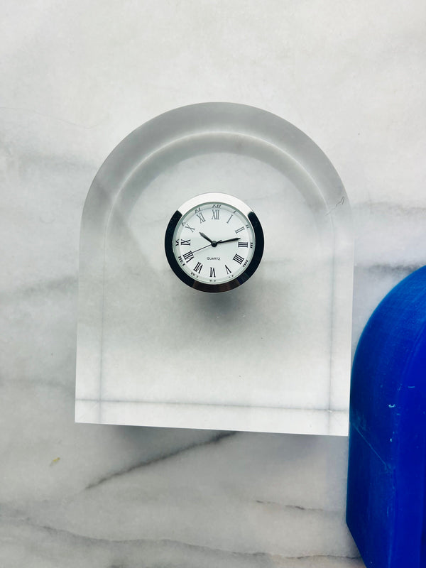 Arch Clock Resin Silicone Jesmonite Chocolate Clay Platinum Mold