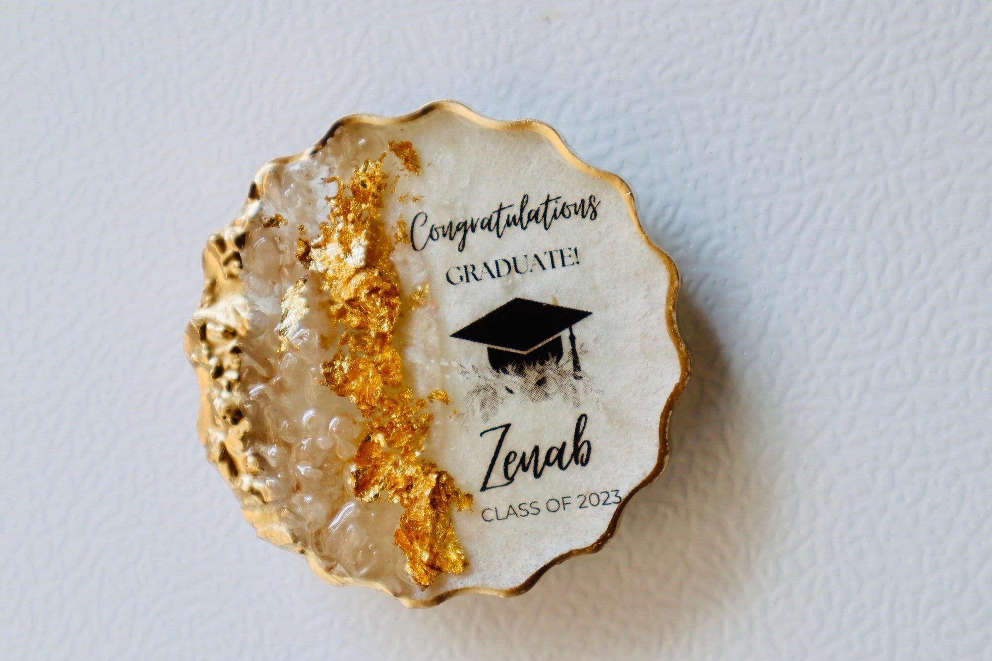 Personalised Geode Crystal Resin Favour