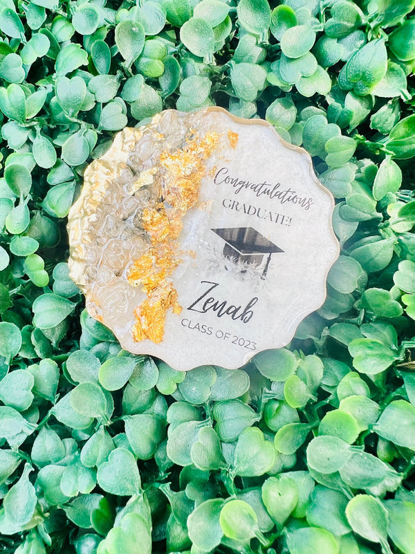 Personalised Geode Crystal Resin Favour