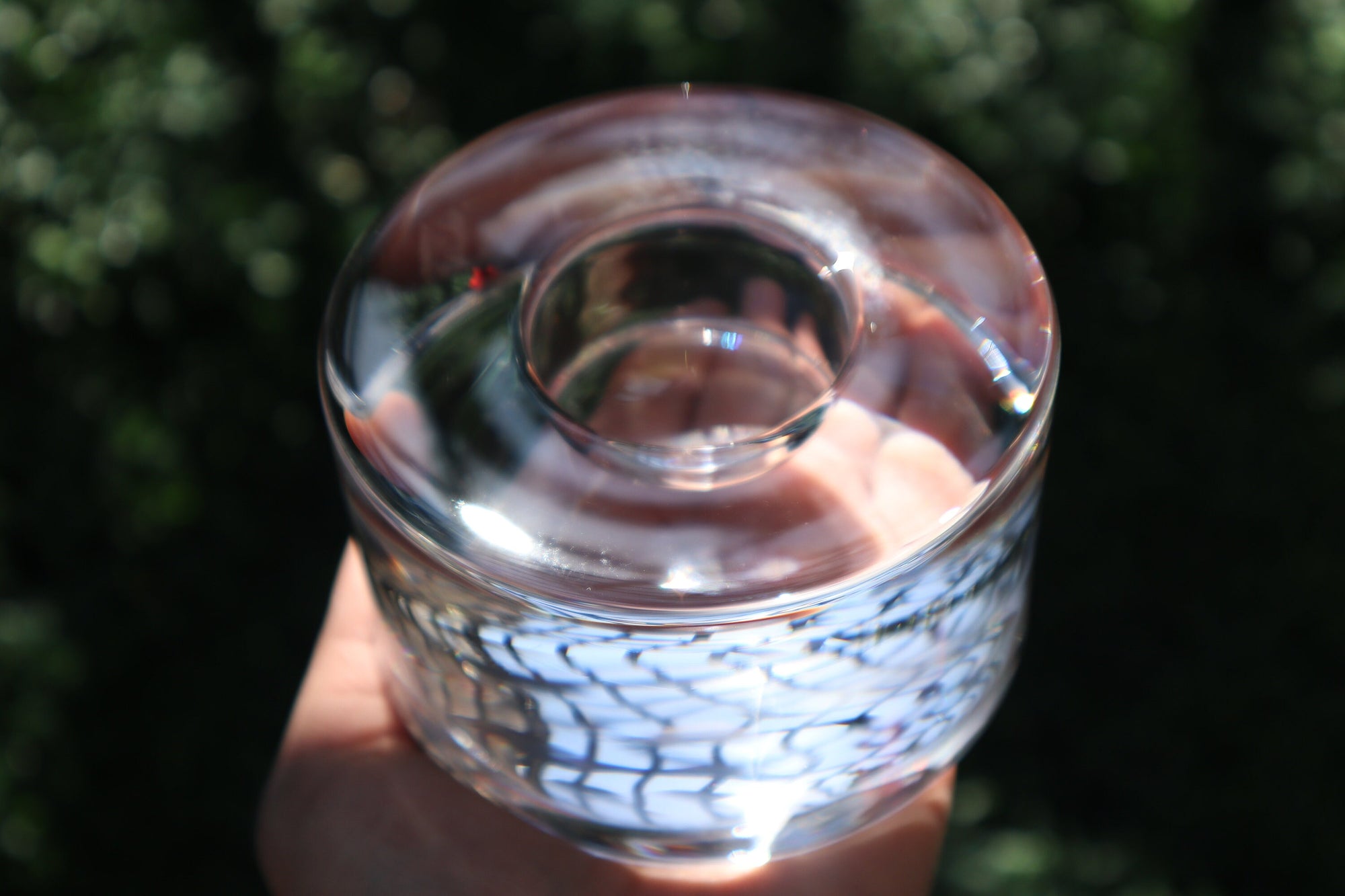 Round Chunky Classic Elegant Tealight 9.5CM Diameter Platinum Silicone Shiny Resin Mould